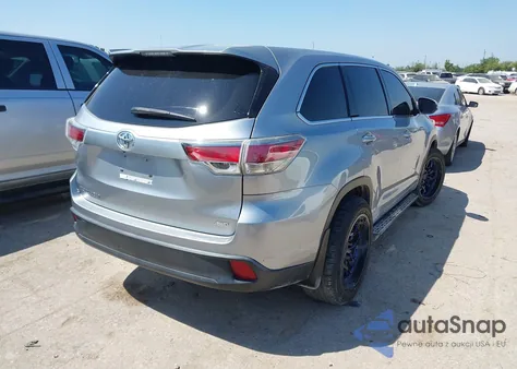2016 Toyota Highlander Le V6 z USA, uszkodzony, nr VIN 5TDBKRFH8GS262232